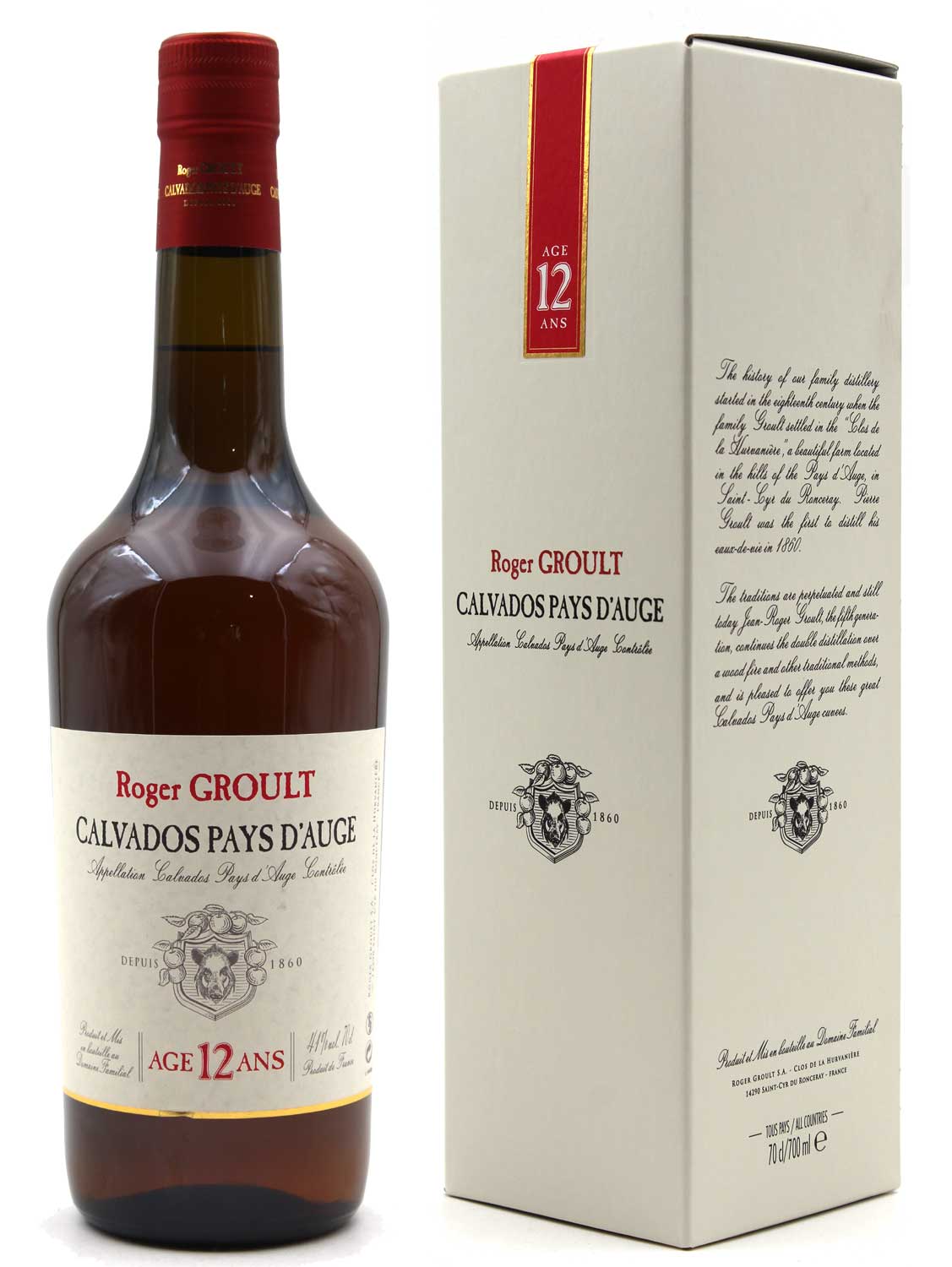 Calvados Groult 12 ans