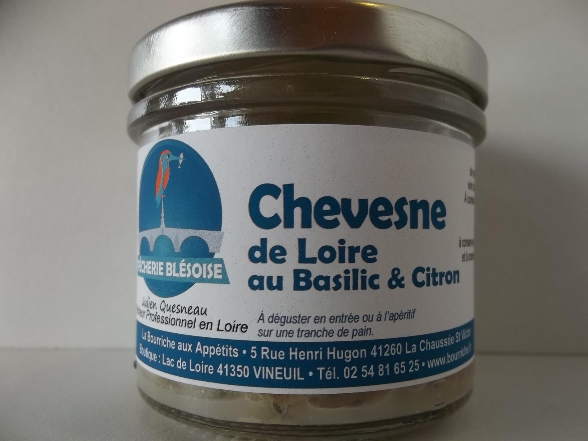Rillettes de Chevesne de Loire au Basilic et au Citron