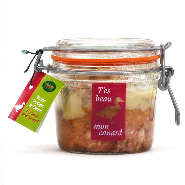 Terrine Rustique T'es Beau mon Canard !
